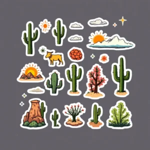 Sticker sheet of desert mpmoyqf (1)